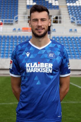 Karlsruher SC Portraittermin Saison 2020 2021 Lukas Fröde, Karlsruher SC, 2. Bundesliga, Porträttermin 2020 2021.