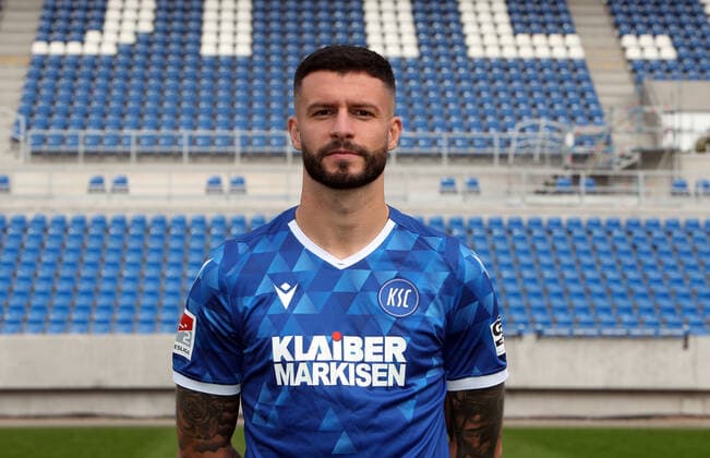 Karlsruher SC Portraittermin Saison 2020 2021 Marco Djuricin, Karlsruher SC, 2. Bundesliga, Porträttermin 2020 2021.