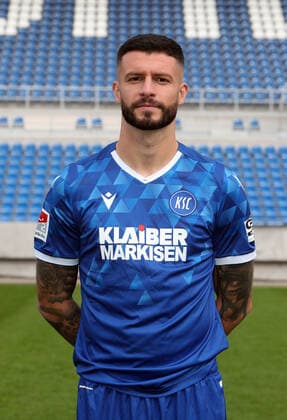 Karlsruher SC Portraittermin Saison 2020 2021 Marco Djuricin, Karlsruher SC, 2. Bundesliga, Porträttermin 2020 2021.