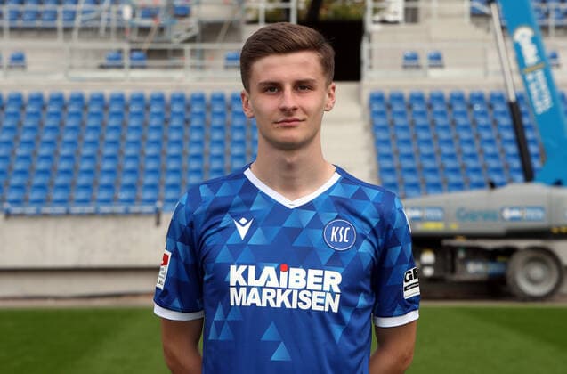 Karlsruher SC Portraittermin Saison 2020 2021 David Trivunic