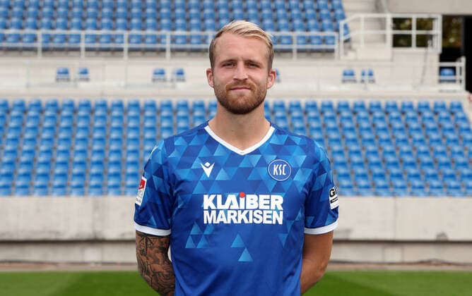 Karlsruher SC Portraittermin Saison 2020 2021 Philipp Hofmann, Karlsruher SC, 2. Bundesliga, Porträttermin 2020 2021.