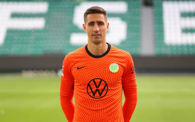 Torwart Koen Casteels; VfL Wolfsburg; 1.BL, Porträttermin 2020 2021, Wolfsburg