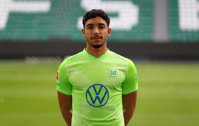 Omar Marmoush; VfL Wolfsburg; 1.BL, Porträttermin 2020 2021, Wolfsburg