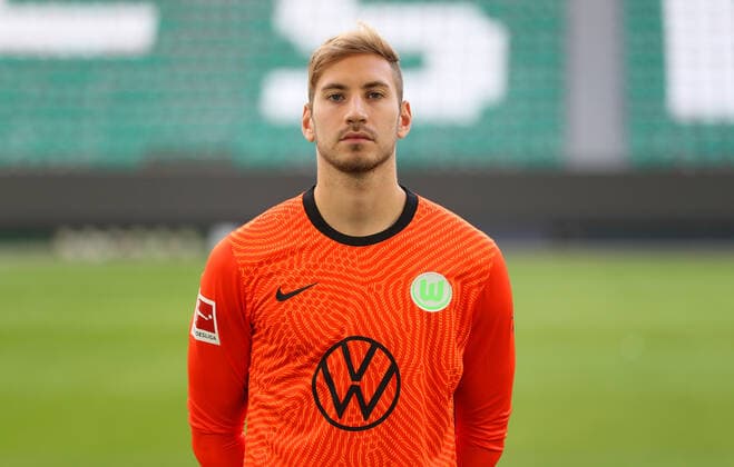 Torwart Niklas Klinger; VfL Wolfsburg; 1.BL, Porträttermin 2020 2021, Wolfsburg
