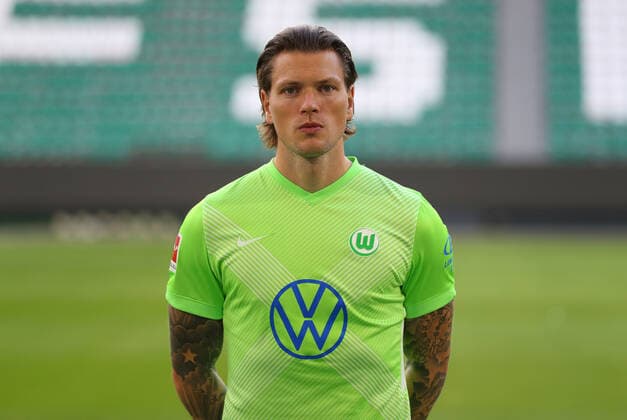 Daniel Ginczek; VfL Wolfsburg; 1.BL, Porträttermin 2020 2021, Wolfsburg