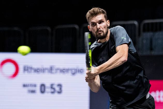 bett1HULKS Championship - ATP, Tennis Herren 250; Koeln, 22.10.2020 Oscar OTTE (GER) bett1HULKS Championship - ATP 250 am 22.10.2020 in Koeln (LANXESSarena), Deutschland Copyright: xBEAUTIFULxSPORTS Wunderlx