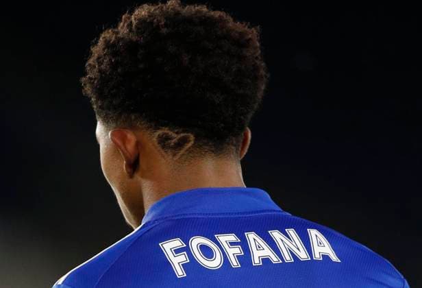 Bilder des Jahres 2020, Sport 10 Oktober Sport Themen der Woche KW43 Sport Bilder des Tages Fußball, EL, Leicester City - Sorja Luhansk Wesley Fofana of Leicester City with a heart shaved into the back of his head during the UEFA Europa League match at the King Power Stadium, Leicester. Picture date: 22nd October 2020. Picture credit should read: Darren Staples Sportimage EDITORIAL USE ONLY. No use with unauthorised audio, video, data, fixture lists, club league logos or live services. Online in-match use limited to 120 images, no video emulation. No use in betting, games or single club league player publications. SPI-0719-0008