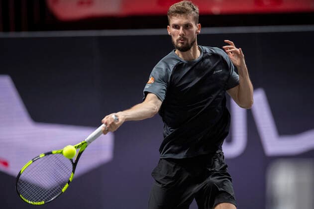 Im Oscar OTTE (GER) , Oscar OTTE (GER) vs. Diego SCHWARTZMAN (ARG), TENNIS, bett1HULKS Championship, 22.10.2020, GER, TENNIS, ATP, Tennis Herren TOUR, bett1HULKS Championship,Oscar OTTE (GER) vs. Diego SCHWARTZMAN (ARG), 22.10.2020 KOELN Copyright: xEibnerxPressefotox xBenjaminxSOELZERx EP_BSO