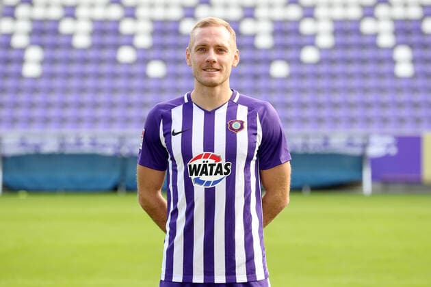 Teampraesentation Erz.Aue Fussball 2.Bundesliga Ben Zolinski, FC Erzgebirge Aue; 2.Bundesliga, Porträttermin 2020 2021 , Aue, 22.10.2020, Erzgebirgsstadion, Fussball ,
