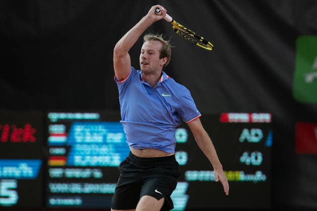 Botic van de Zandschulp (NED) Tennis - Wolffkran Open - ATP, Tennis Herren Challenger - TC Ismaning - Ismaning - Bavaria - Germany - 23 October 2020. Â Copyright: xJuergenxHasenkopfx