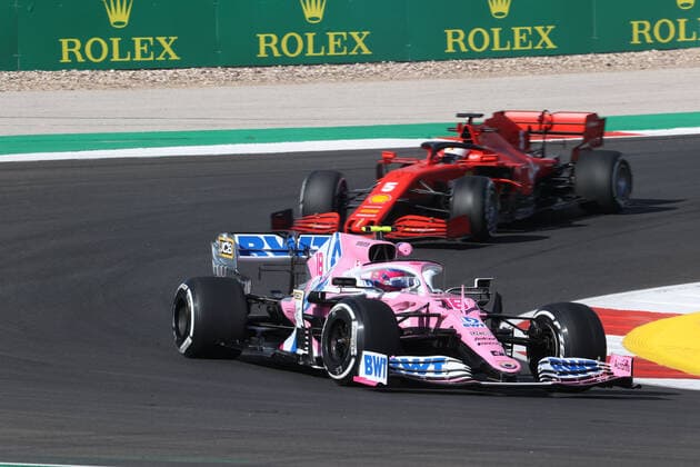 Motorsports: FIA Formula One World Championship, WM, Weltmeisterschaft 2020, Grand Prix of Portugal, 18 Lance Stroll (CAN, BWT Racing Point F1 Team), Portimao Portugal