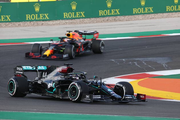 Motorsports: FIA Formula One World Championship, WM, Weltmeisterschaft 2020, Grand Prix of Portugal, 44 Lewis Hamilton (GBR, Mercedes-AMG Petronas Formula One Team), Portimao Portugal