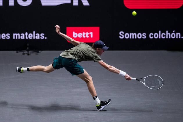 bett1HULKS Championship - ATP, Tennis Herren 250; Koeln, 23.10.2020 Jannik SINNER (ITA) bett1HULKS Championship - ATP 250 am 23.10.2020 in Koeln (LANXESSarena), Deutschland Copyright: xBEAUTIFULxSPORTS Wunderlx