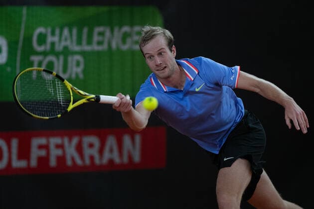 Botic van de Zandschulp (NED) Tennis - Wolffkran Open - ATP, Tennis Herren Challenger - TC Ismaning - Ismaning - Bavaria - Germany - 23 October 2020. Â Copyright: xJuergenxHasenkopfx