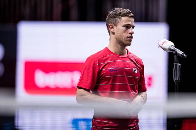 bett1HULKS Championship - ATP, Tennis Herren 250; Koeln, 23.10.2020 Diego SCHWARTZMAN (ARG) im Siegerinterview bett1HULKS Championship - ATP 250 am 23.10.2020 in Koeln (LANXESSarena), Deutschland Copyright: xBEAUTIFULxSPORTS Wunderlx