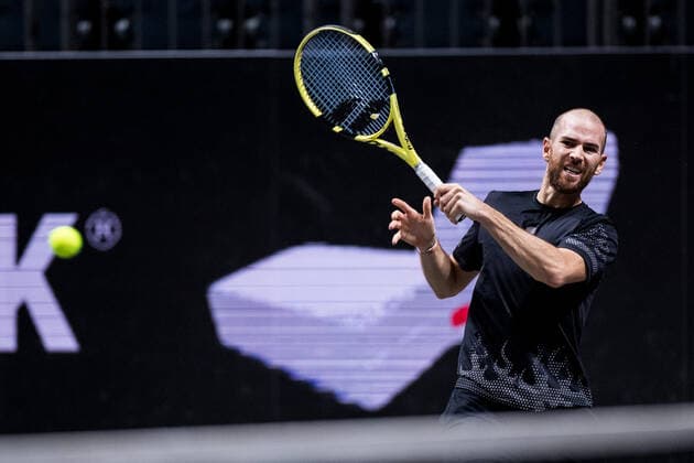 bett1HULKS Championship - ATP, Tennis Herren 250; Koeln, 23.10.2020 Adrian MANNARINO (FRA) bett1HULKS Championship - ATP 250 am 23.10.2020 in Koeln (LANXESSarena), Deutschland Copyright: xBEAUTIFULxSPORTS Wunderlx