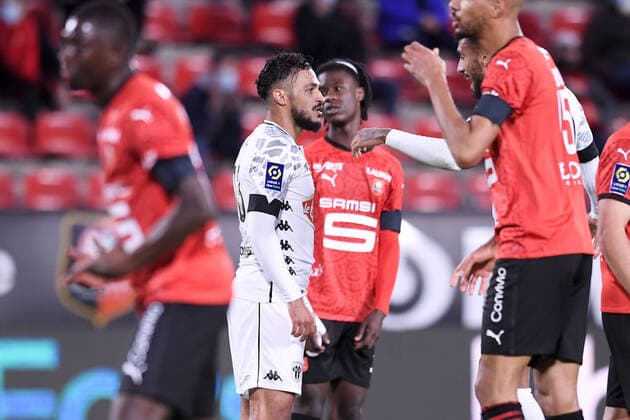 JOIE - FAIR PLAY - 13 SOFIANE BOUFAL (SCO) FOOTBALL : Rennes vs Angers - Ligue 1 Uber Eats - 23 10 2020 FEP Panoramic 