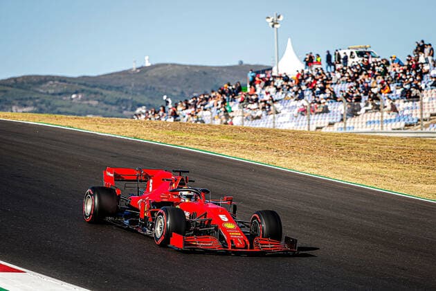 FORMULA 1 HEINEKEN PORTUGUESE GRAND PRIX 2020 23.10.2020, Autodromo Internacional do Algarve, Portimao, FORMULA 1 HEINEKEN PORTUGUESE GRAND PRIX 2020,im Bild Sebastian Vettel (GER 5), Scuderia Ferrari