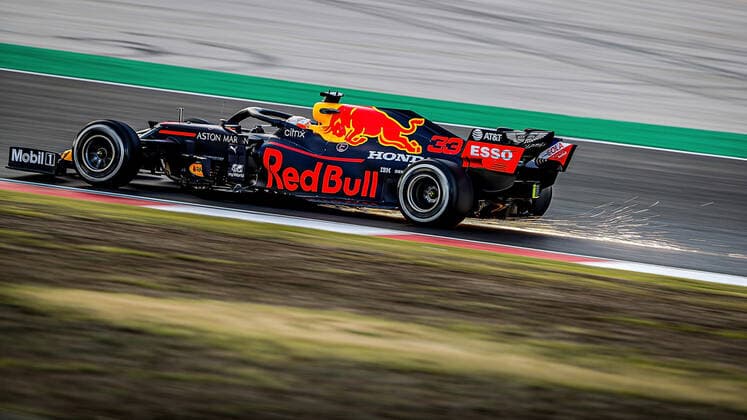 FORMULA 1 HEINEKEN PORTUGUESE GRAND PRIX 2020 23.10.2020, Autodromo Internacional do Algarve, Portimao, FORMULA 1 HEINEKEN PORTUGUESE GRAND PRIX 2020,im Bild Max Verstappen (NEL 33), Aston Martin Red Bull Racing
