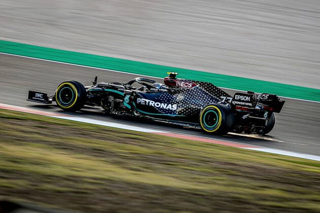 FORMULA 1 HEINEKEN PORTUGUESE GRAND PRIX 2020 23.10.2020, Autodromo Internacional do Algarve, Portimao, FORMULA 1 HEINEKEN PORTUGUESE GRAND PRIX 2020,im Bild Valtteri Bottas (FIN 77), Mercedes-AMG Petronas F1 Team