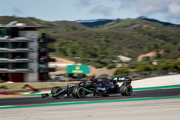 FORMULA 1 HEINEKEN PORTUGUESE GRAND PRIX 2020 23.10.2020, Autodromo Internacional do Algarve, Portimao, FORMULA 1 HEINEKEN PORTUGUESE GRAND PRIX 2020,im Bild Lewis Hamilton (GB 44), Mercedes-AMG Petronas F1 Team