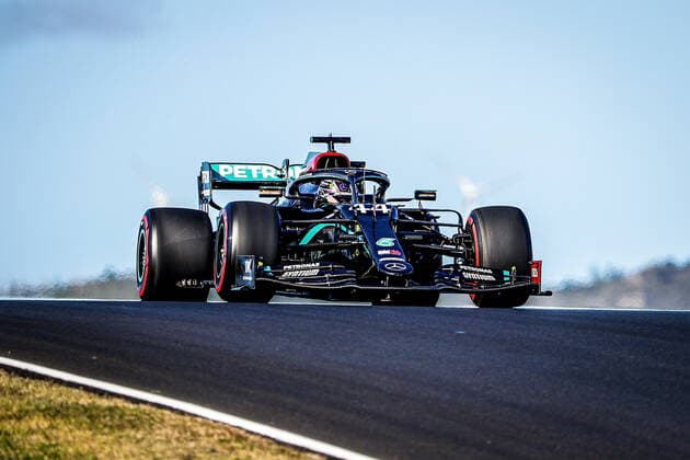 FORMULA 1 HEINEKEN PORTUGUESE GRAND PRIX 2020 23.10.2020, Autodromo Internacional do Algarve, Portimao, FORMULA 1 HEINEKEN PORTUGUESE GRAND PRIX 2020,im Bild Lewis Hamilton (GB 44), Mercedes-AMG Petronas F1 Team