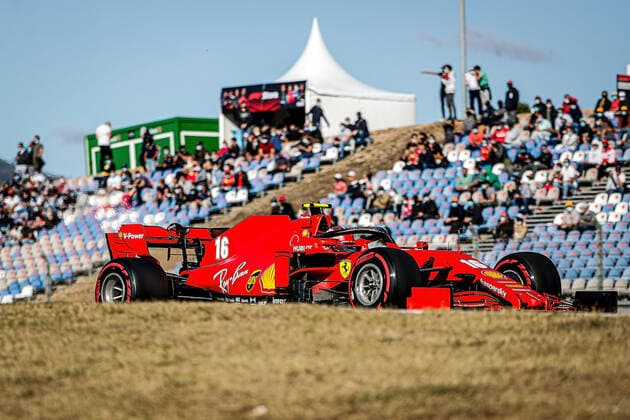 FORMULA 1 HEINEKEN PORTUGUESE GRAND PRIX 2020 23.10.2020, Autodromo Internacional do Algarve, Portimao, FORMULA 1 HEINEKEN PORTUGUESE GRAND PRIX 2020,im Bild Charles Leclerc (MCO 16), Scuderia Ferrari