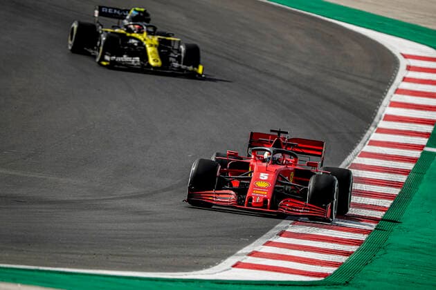 Motorsports: FIA Formula One World Championship, WM, Weltmeisterschaft 2020, Grand Prix of Portugal, 5 Sebastian Vettel (GER, Scuderia Ferrari Mission Winnow), Portimao Portugal