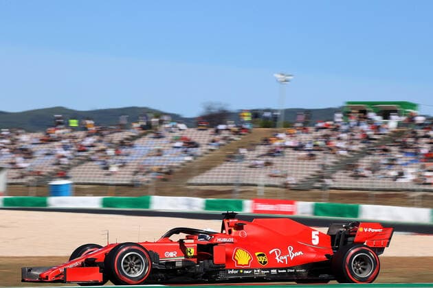 FORMULA 1 HEINEKEN PORTUGUESE GRAND PRIX 2020 24.10.2020, Autodromo Internacional do Algarve, Portimao, FORMULA 1 HEINEKEN PORTUGUESE GRAND PRIX 2020,im Bild Sebastian Vettel (GER 5), Scuderia Ferrari