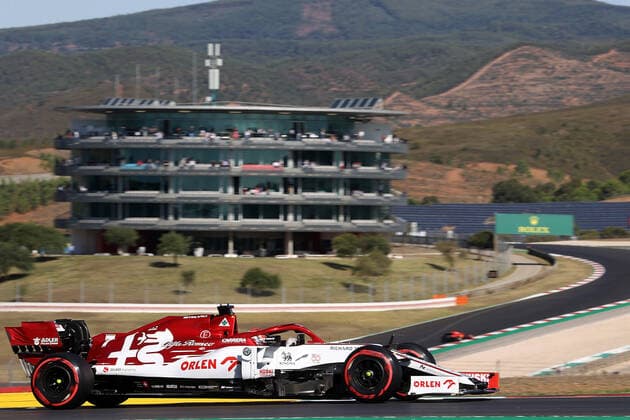 FORMULA 1 HEINEKEN PORTUGUESE GRAND PRIX 2020 24.10.2020, Autodromo Internacional do Algarve, Portimao, FORMULA 1 HEINEKEN PORTUGUESE GRAND PRIX 2020,im Bild Kimi Raikkonen (FIN 7), Alfa Romeo Racing ORLEN