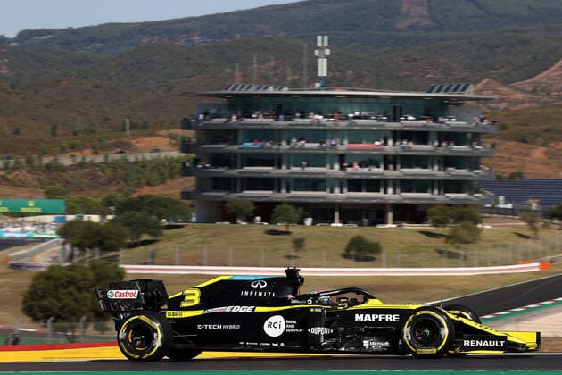 FORMULA 1 HEINEKEN PORTUGUESE GRAND PRIX 2020 24.10.2020, Autodromo Internacional do Algarve, Portimao, FORMULA 1 HEINEKEN PORTUGUESE GRAND PRIX 2020,im Bild Daniel Ricciardo (AUS 3), Renault DP World F1 Team