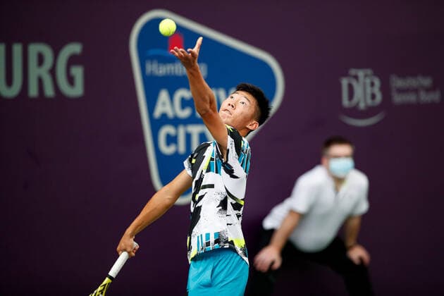 Sport Bilder des Tages Chun Hsin TSENG (TPE) bei dem FUTURE NORD - ITF World Tennis Tour - M25 am 24.10.2020 in Hamburg (Hamburger Tennisverband), Deutschland