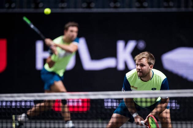 bett1HULKS Championship - ATP, Tennis Herren 250; Koeln, 24.10.2020 MIES und KRAWIETZ Halbfinale Doppel: Marcus DANIELL (NZL) und Philipp OSWALD (AUT) vs Kevin KRAWIETZ (GER) und Andreas MIES (GER) 3 bett1HULKS Championship - ATP 250 am 24.10.2020 in Koeln (LANXESSarena), Deutschland Copyright: xBEAUTIFULxSPORTS Wunderlx