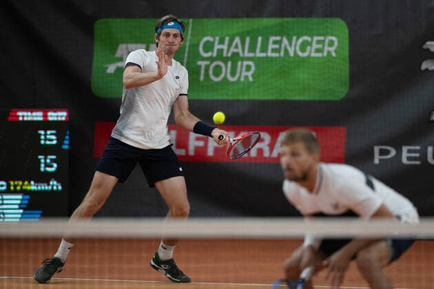 Lloyd Glasspool, Alex Lawson, Herren Doppel Tennis - Wolffkran Open - ATP, Tennis Herren Challenger - TC Ismaning - Ismaning - Bavaria - Germany - 24 October 2020. Â Copyright: xJuergenxHasenkopfx
