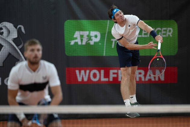 Lloyd Glasspool, Alex Lawson, Herren Doppel Tennis - Wolffkran Open - ATP, Tennis Herren Challenger - TC Ismaning - Ismaning - Bavaria - Germany - 24 October 2020. Â Copyright: xJuergenxHasenkopfx