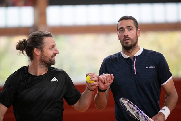 Andre Begemann, David Pel, Herren Doppel Tennis - Wolffkran Open - ATP, Tennis Herren Challenger - TC Ismaning - Ismaning - Bavaria - Germany - 24 October 2020. Â Copyright: xJuergenxHasenkopfx
