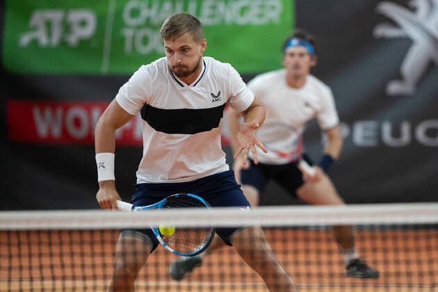 Lloyd Glasspool, Alex Lawson, Herren Doppel, Finale, Endspiel Tennis - Wolffkran Open - ATP, Tennis Herren Challenger - TC Ismaning - Ismaning - Bavaria - Germany - 24 October 2020. Â Copyright: xJuergenxHasenkopfx