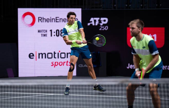 bett1HULKS CHAMPIONSHIP 2020, Köln, Cologne. Kevin Krawietz (GER) and Andreas Mies (GER) bett1HULKS CHAMPIONSHIP