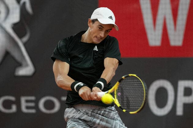 Antoine Hoang Tennis - Wolffkran Open - ATP, Tennis Herren Challenger - TC Ismaning - Ismaning - Bavaria - Germany - 24 October 2020. Â Copyright: xJuergenxHasenkopfx