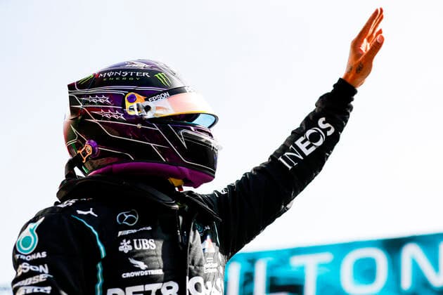 Motorsports: FIA Formula One World Championship, WM, Weltmeisterschaft 2020, Grand Prix of Portugal Motorsports: FIA Formula One World Championship 2020, Grand Prix of Portugal, 44 Lewis Hamilton (GBR, Mercedes-AMG Petronas Formula One Team),
