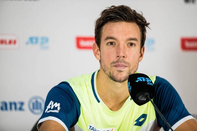 bett1HULKS Championship - ATP, Tennis Herren 250; Koeln, 24.10.2020 Andreas MIES in der Pressekonferenz Halbfinale Doppel: Marcus DANIELL (NZL) und Philipp OSWALD (AUT) vs Kevin KRAWIETZ (GER) und Andreas MIES (GER) 3 bett1HULKS Championship - ATP 250 am 24.10.2020 in Koeln (LANXESSarena), Deutschland Copyright: xBEAUTIFULxSPORTS Wunderlx