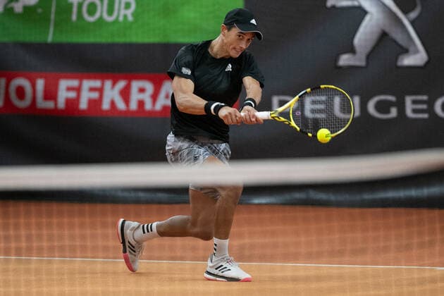 Antoine Hoang Tennis - Wolffkran Open - ATP, Tennis Herren Challenger - TC Ismaning - Ismaning - Bavaria - Germany - 24 October 2020. Â Copyright: xJuergenxHasenkopfx