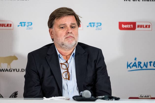 bett1HULKS Championship - ATP, Tennis Herren 250; Koeln, 24.10.2020 Cedric Mourier ATP Supervisor Abschlusspressekonferenz bett1HULKS Championship - ATP 250 am 24.10.2020 in Koeln (LANXESSarena), Deutschland Copyright: xBEAUTIFULxSPORTS Wunderlx