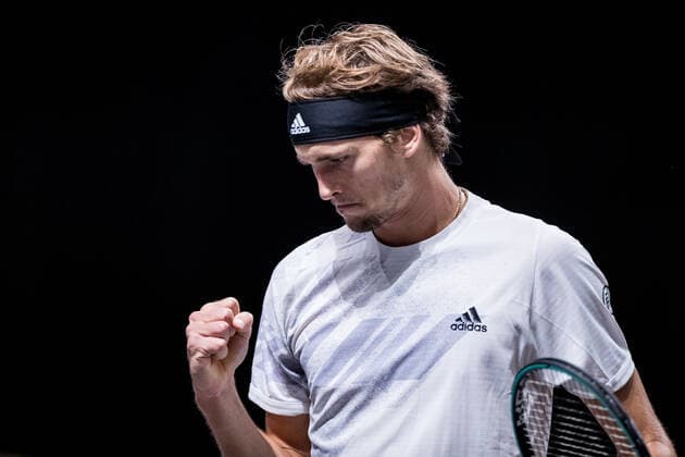 bett1HULKS Championship - ATP, Tennis Herren 250; Koeln, 24.10.2020 Alexander ZVEREV (GER) jubelt Halbfinale Alexander ZVEREV (GER) 1 vs WC Jannik SINNER (ITA) bett1HULKS Championship - ATP 250 am 24.10.2020 in Koeln (LANXESSarena), Deutschland Copyright: xBEAUTIFULxSPORTS Wunderlx