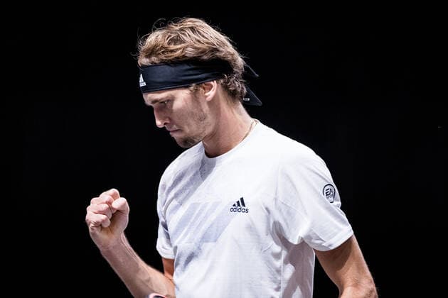 bett1HULKS Championship - ATP, Tennis Herren 250; Koeln, 24.10.2020 Alexander ZVEREV (GER) jubelt Halbfinale Alexander ZVEREV (GER) 1 vs WC Jannik SINNER (ITA) bett1HULKS Championship - ATP 250 am 24.10.2020 in Koeln (LANXESSarena), Deutschland Copyright: xBEAUTIFULxSPORTS Wunderlx