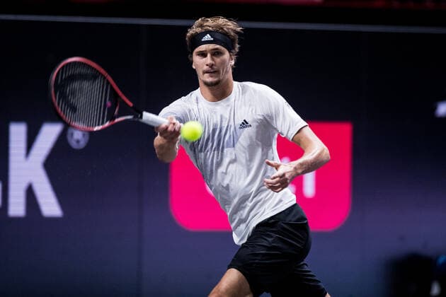 bett1HULKS Championship - ATP, Tennis Herren 250; Koeln, 24.10.2020 Alexander ZVEREV (GER) Halbfinale Alexander ZVEREV (GER) 1 vs WC Jannik SINNER (ITA) bett1HULKS Championship - ATP 250 am 24.10.2020 in Koeln (LANXESSarena), Deutschland Copyright: xBEAUTIFULxSPORTS Wunderlx