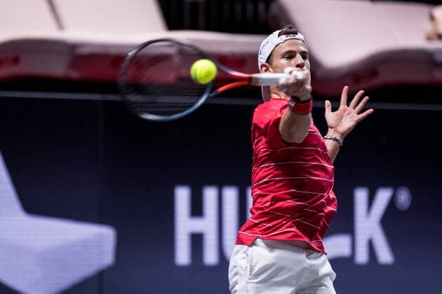 bett1HULKS Championship - ATP, Tennis Herren 250; Koeln, 24.10.2020 Diego SCHWARTZMAN (ARG) Halbfinale Felix AUGER-ALIASSIME (CAN) 5 vs Diego SCHWARTZMAN (ARG) 2 bett1HULKS Championship - ATP 250 am 24.10.2020 in Koeln (LANXESSarena), Deutschland Copyright: xBEAUTIFULxSPORTS Wunderlx