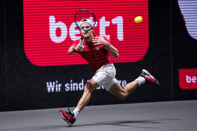 bett1HULKS Championship - ATP, Tennis Herren 250; Koeln, 24.10.2020 Diego SCHWARTZMAN (ARG) Halbfinale Felix AUGER-ALIASSIME (CAN) 5 vs Diego SCHWARTZMAN (ARG) 2 bett1HULKS Championship - ATP 250 am 24.10.2020 in Koeln (LANXESSarena), Deutschland Copyright: xBEAUTIFULxSPORTS Wunderlx