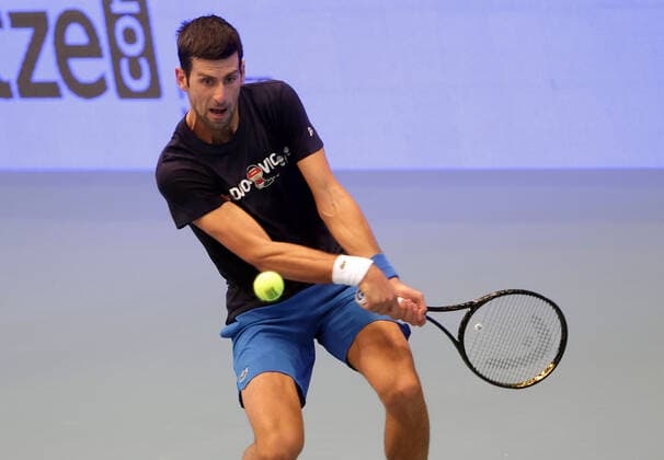 TENNIS - ATP, Tennis Herren Erste Bank Open VIENNA,AUSTRIA,25.OCT.20 - TENNIS - ATP World Tour, Erste Bank Open, preview, training. Image shows Novak Djokovic (SRB). GEPAxpictures xWalterxLuger