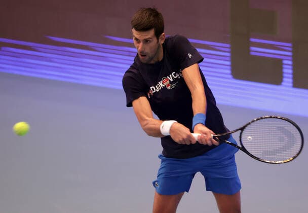 TENNIS - ATP, Tennis Herren Erste Bank Open VIENNA,AUSTRIA,25.OCT.20 - TENNIS - ATP World Tour, Erste Bank Open, preview, training. Image shows Novak Djokovic (SRB). GEPAxpictures xWalterxLuger